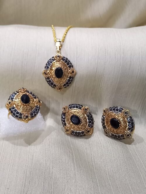 Locket Set Resin with Zircon (GJM-26-16)